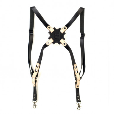 Xpender Black NK - Leather Suspender
